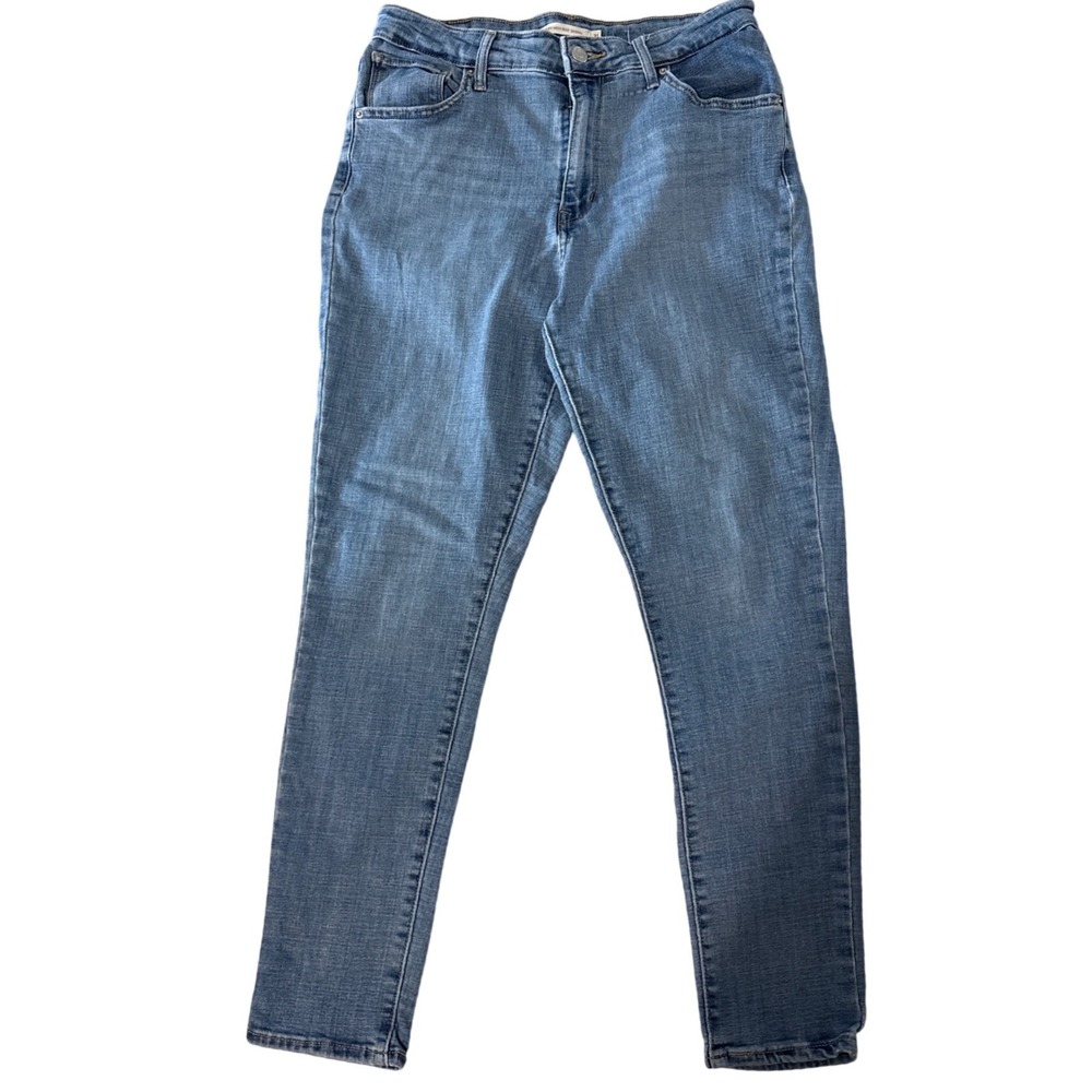 Levis 721 High Rise Skinny Jeans Womens 31x28 Medium Wash Blue Denim 18882-0398